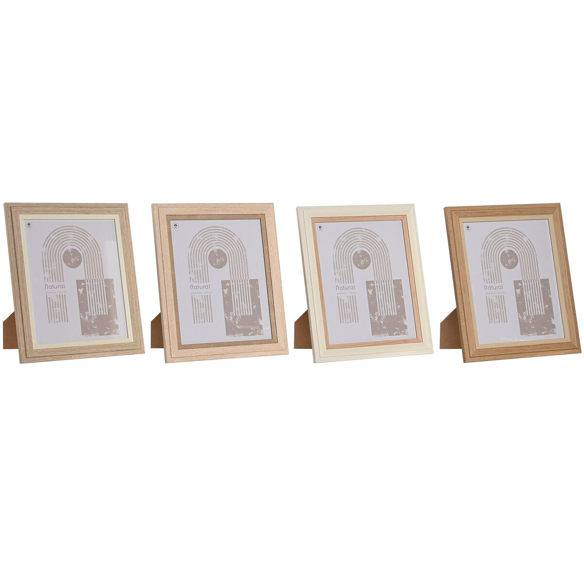 Photo frame Home ESPRIT Crystal MDF Wood Scandinavian 23 x 2,8 x 28 cm (4 Units)-0