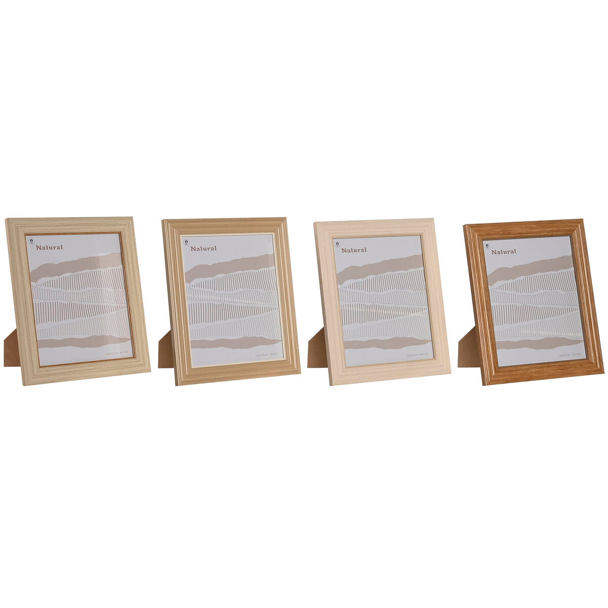 Photo frame Home ESPRIT Multicolour Crystal polystyrene 26,2 x 1,6 x 31,2 cm (4 Units)-0