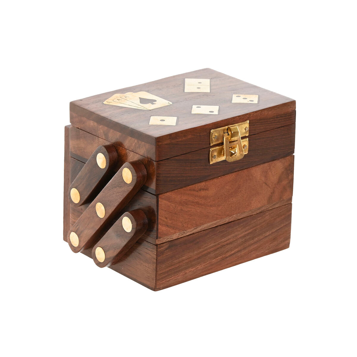 Games Home ESPRIT Wood 13 x 10 x 10 cm-2