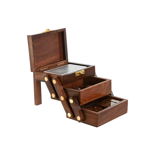 Games Home ESPRIT Wood 13 x 10 x 10 cm-0