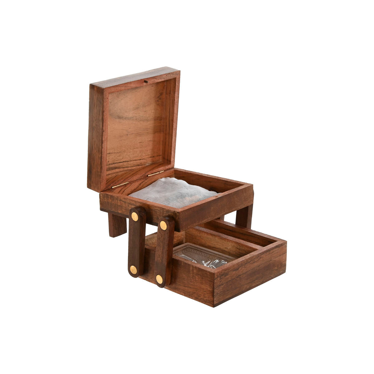 Games Home ESPRIT Wood 13 x 12 x 8 cm-3