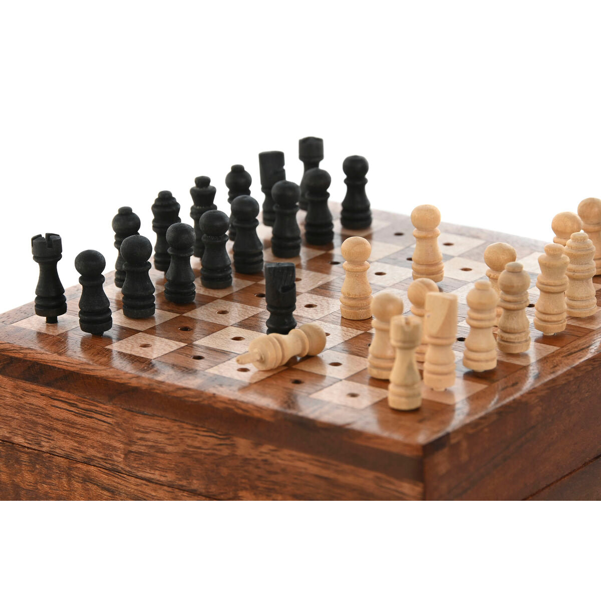 Games Home ESPRIT Wood 13 x 12 x 8 cm-2