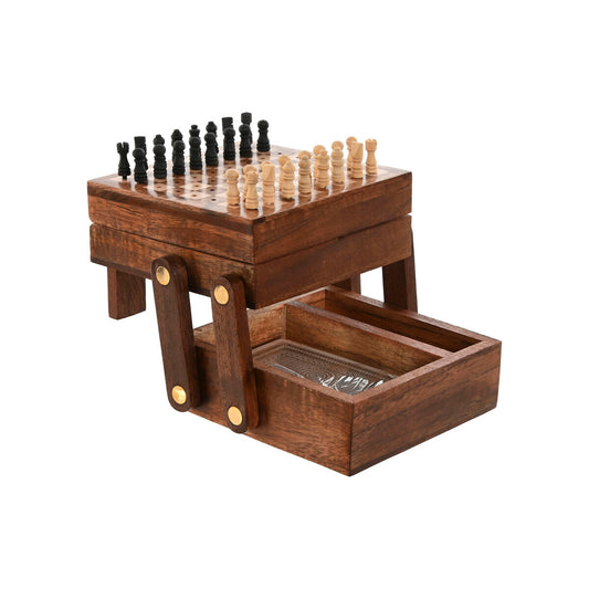 Games Home ESPRIT Wood 13 x 12 x 8 cm-0
