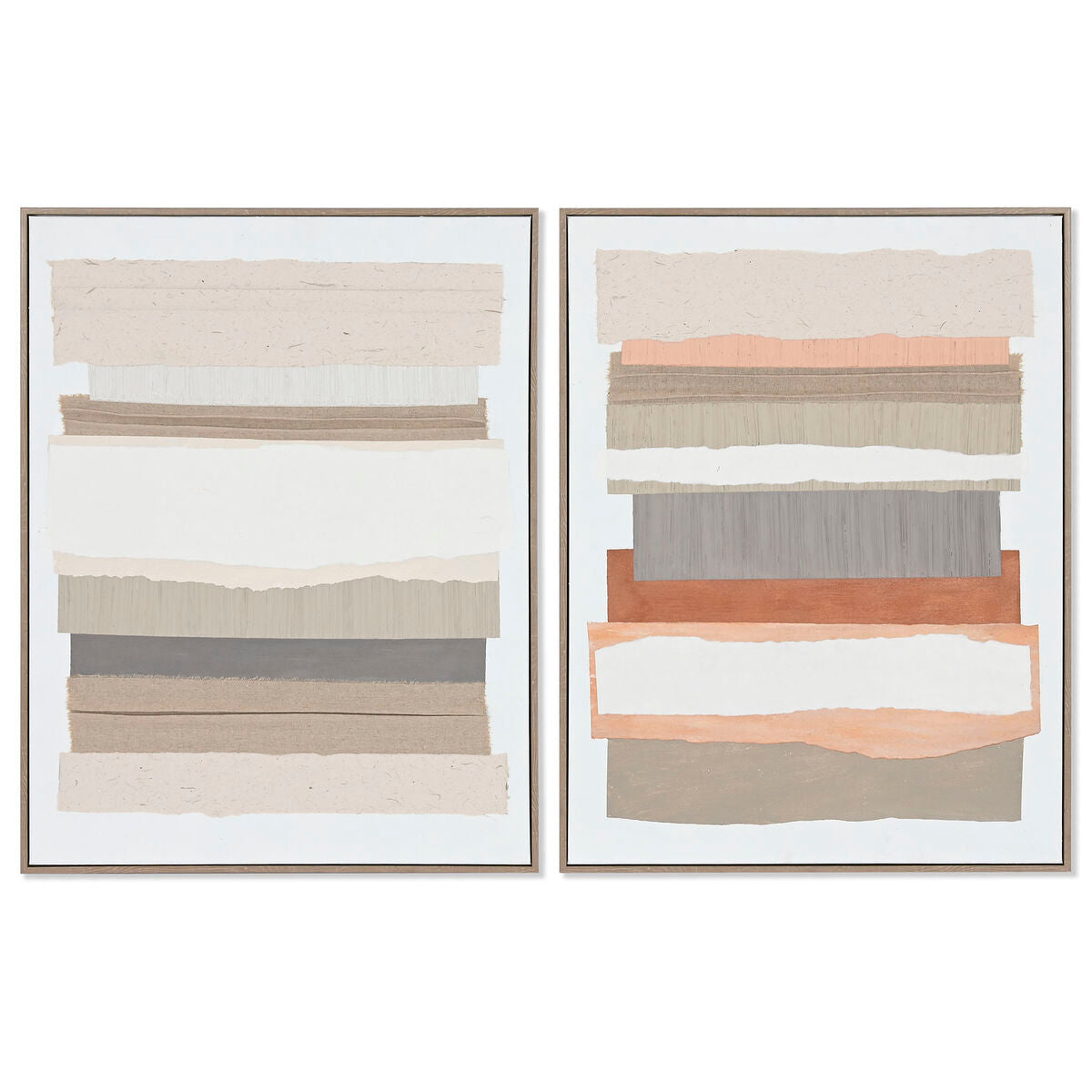 Canvas Home ESPRIT Pinewood Canvas 62 x 4,5 x 82 cm 62,3 x 4,5 x 82,3 cm-0