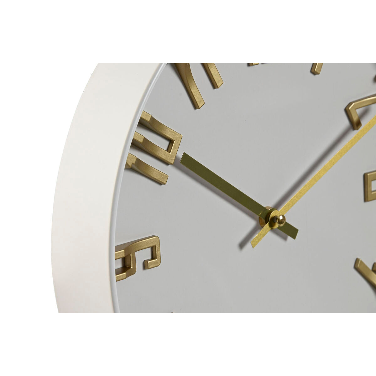 Wall Clock Home ESPRIT White Golden Silver PVC 30 x 4 x 30 cm (2 Units)-1