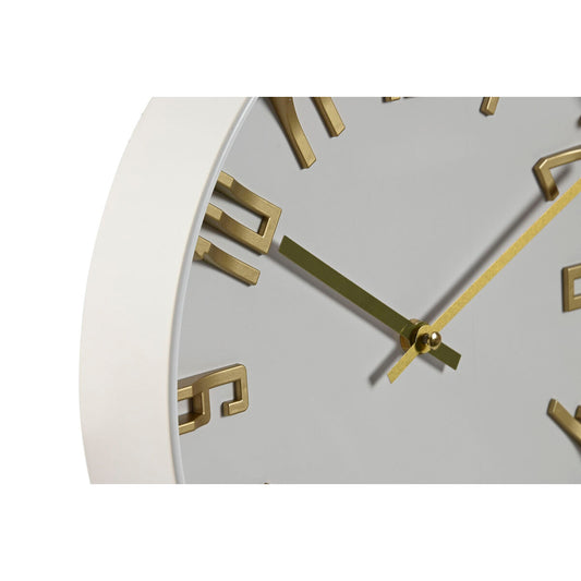 Wall Clock Home ESPRIT White Golden Silver PVC 30 x 4 x 30 cm (2 Units)-1