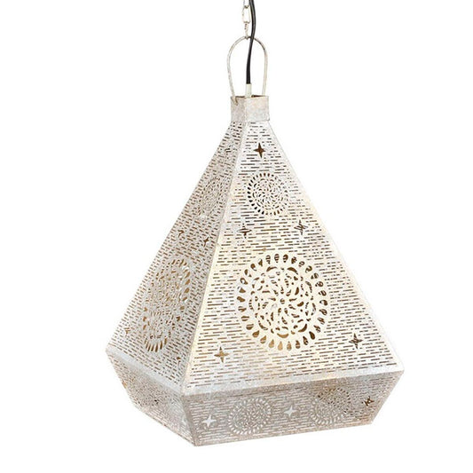 Ceiling Light Home ESPRIT White Golden Metal 25 W 29 x 26 x 40 cm-1