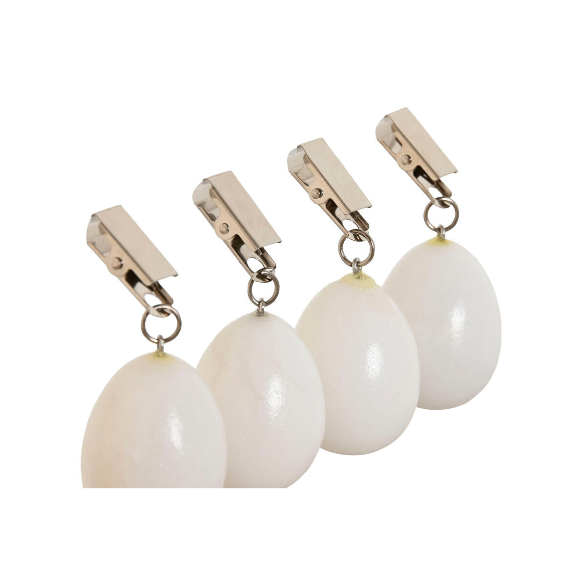 Tablecloth Clip Home ESPRIT White 3,5 x 3,5 x 5,5 cm-3
