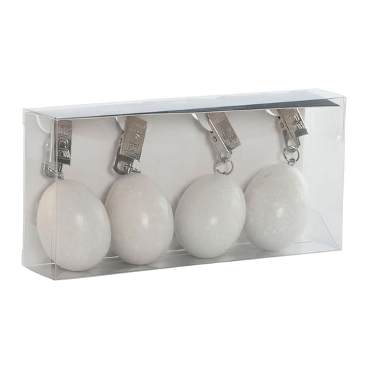 Tablecloth Clip Home ESPRIT White 3,5 x 3,5 x 5,5 cm-1