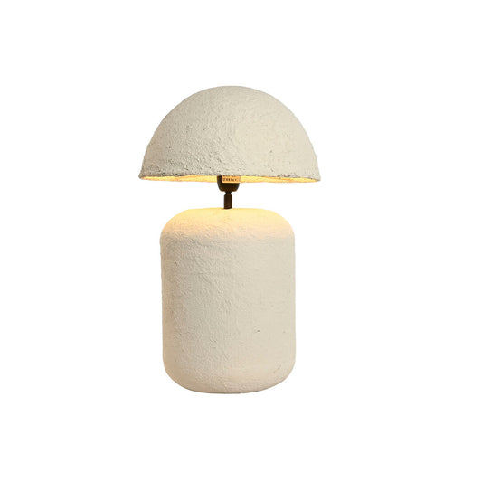 Desk lamp Home ESPRIT White Paper Iron 50 W 220 V 30 x 30 x 53 cm-1