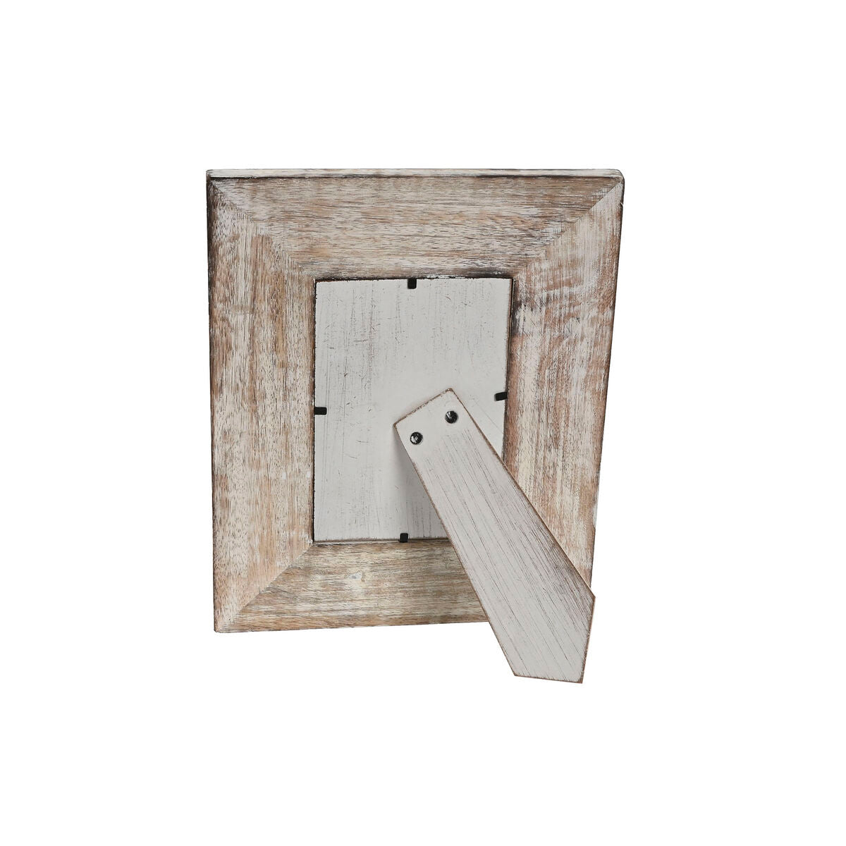 Photo frame Home ESPRIT White Natural Crystal Mango wood Indian Man 21 x 2 x 26,5 cm-1