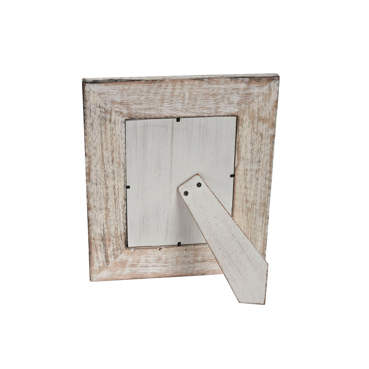 Photo frame Home ESPRIT White Natural Crystal Mango wood Indian Man 26,5 x 2 x 31,5 cm-1