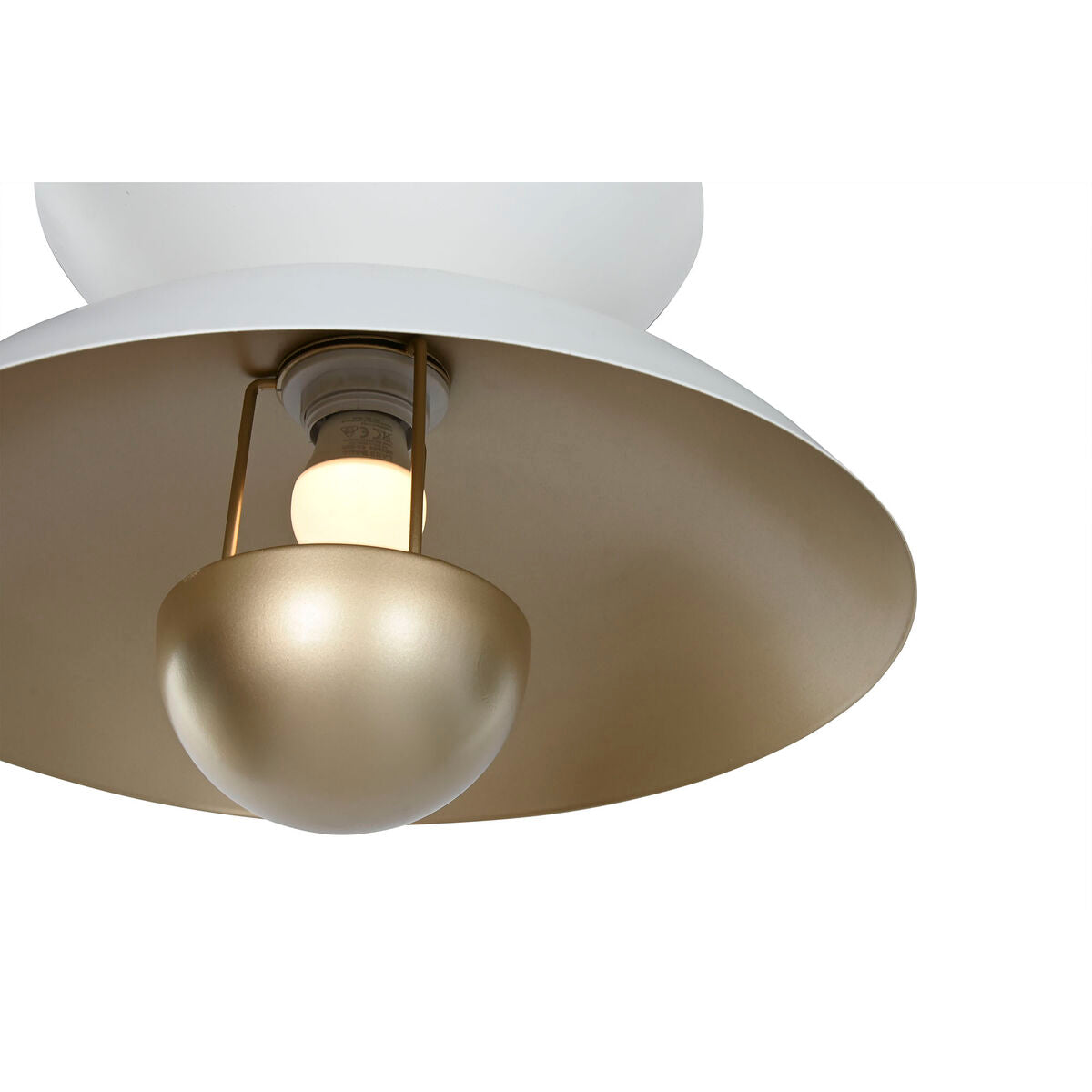 Ceiling Light Home ESPRIT White Golden Metal 50 W 36 x 36 x 22 cm-3