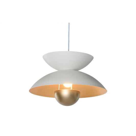 Ceiling Light Home ESPRIT White Golden Metal 50 W 36 x 36 x 22 cm-1