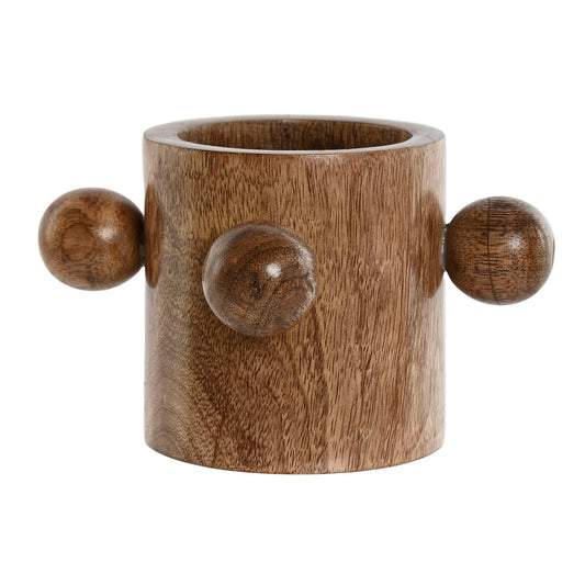 Vase Home ESPRIT Brown Mango wood-0