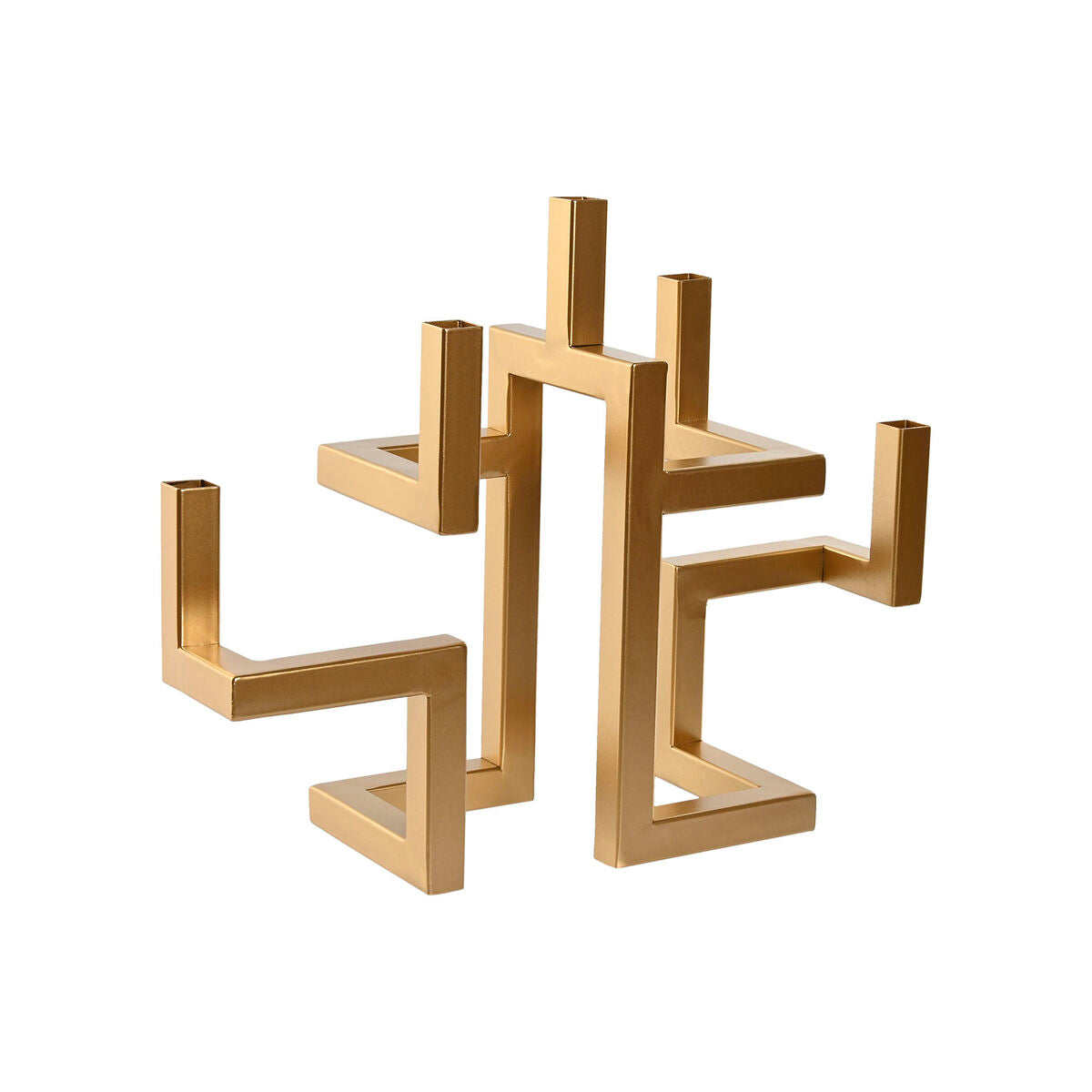 Candle Holder Home ESPRIT Golden Metal Modern 38 x 12 x 29 cm-0