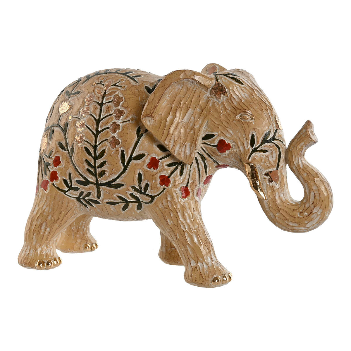 Decorative Figure Home ESPRIT Multicolour Elephant 32,5 x 12,5 x 21 cm-0