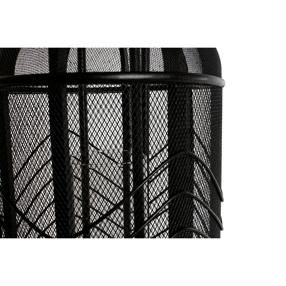 Candleholder Home ESPRIT Black Metal 25,5 x 25,5 x 46,5 cm-3