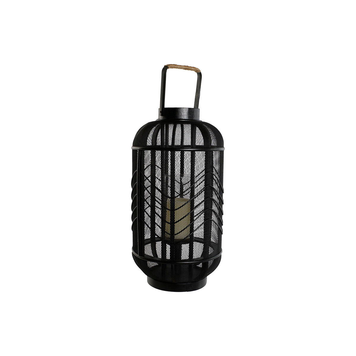 Candleholder Home ESPRIT Black Metal 25,5 x 25,5 x 46,5 cm-1