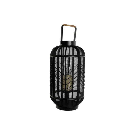 Candleholder Home ESPRIT Black Metal 25,5 x 25,5 x 46,5 cm-1