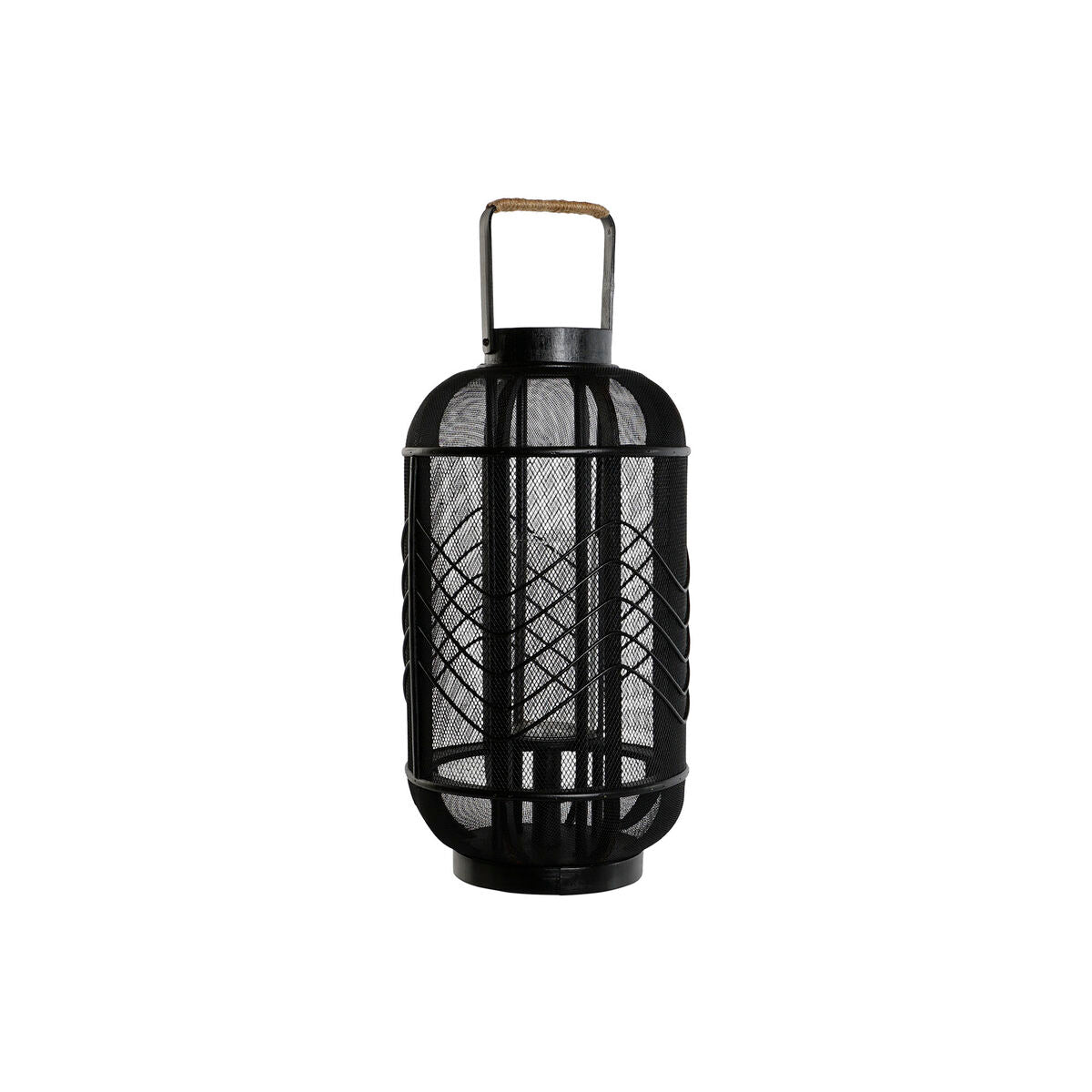 Candleholder Home ESPRIT Black Metal 25,5 x 25,5 x 46,5 cm-0