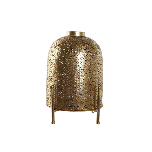 Candleholder Home ESPRIT Golden Metal Crystal 24 x 24 x 33 cm-0