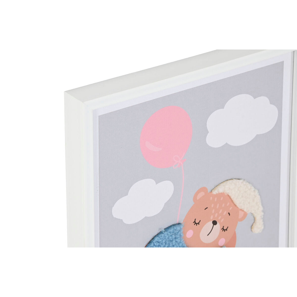 Painting Home ESPRIT Yellow Grey Children's 30 x 1,8 x 40 cm (4 Units)-4