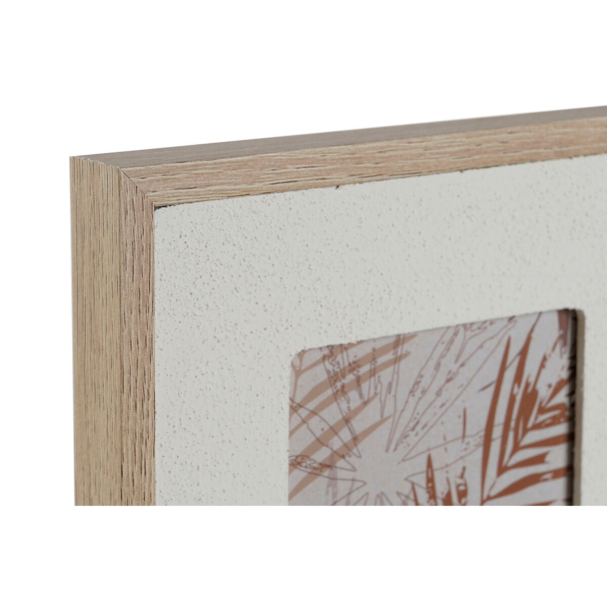 Photo frame Home ESPRIT Beige Crystal MDF Wood Scandinavian 39 X 2 X 24 cm-2