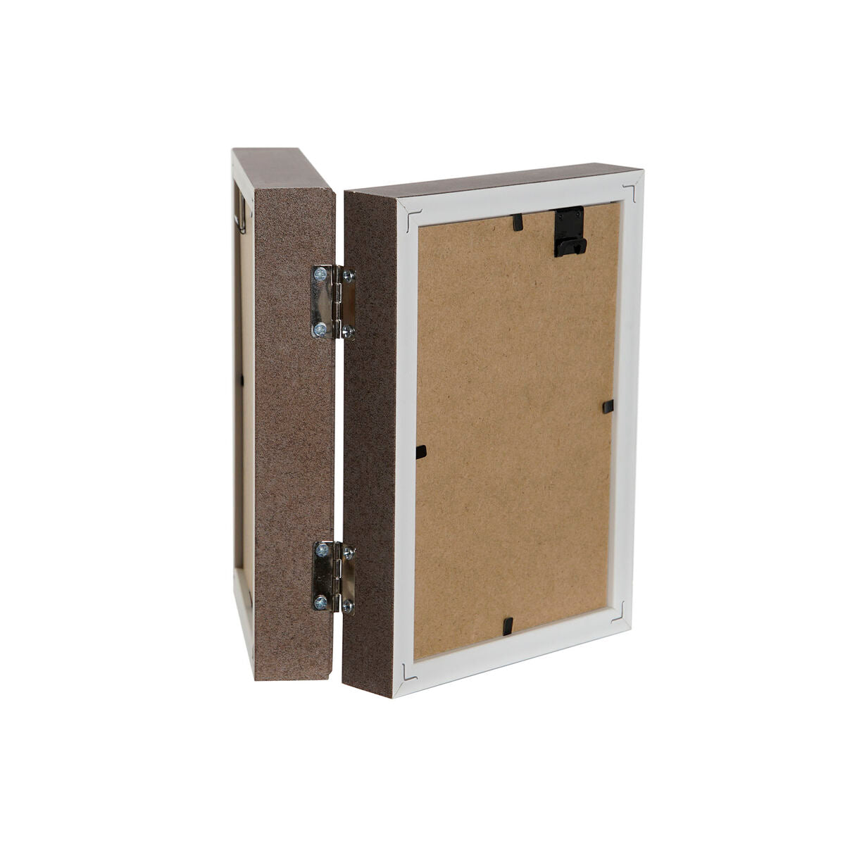 Photo frame Home ESPRIT Brown Beige Crystal polystyrene Urban 25 x 3 x 18 cm (2 Units)-1