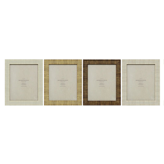 Photo frame Home ESPRIT Beige Natural Crystal polystyrene Scandinavian 25,5 X 2 X 30,5 cm (4 Units)-0