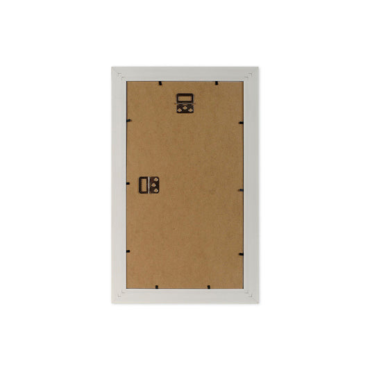 Photo frame Home ESPRIT White Brown Beige Natural Crystal polystyrene Scandinavian 26 X 2 X 44 cm (4 Units)-1
