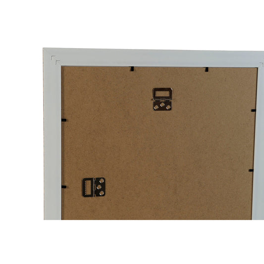 Photo frame Home ESPRIT Brown Beige Natural Ivory Crystal polystyrene Scandinavian 34 X 2 X 38 cm (4 Units)-1