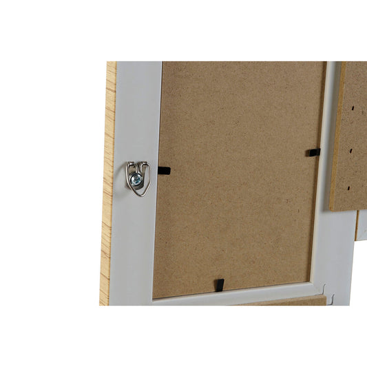 Photo frame Home ESPRIT Beige Natural Crystal polystyrene Scandinavian 36 X 2 X 36 cm-1