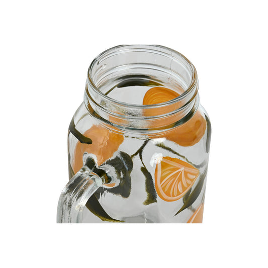 Jug Home ESPRIT Yellow Stainless steel Crystal-1
