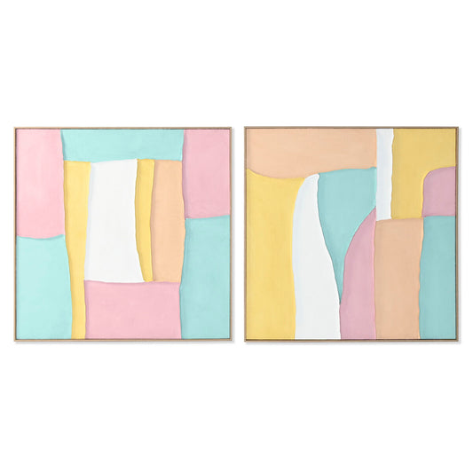 Canvas Home ESPRIT polystyrene Canvas 102 x 4,5 x 102 cm-0