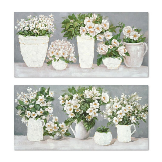 Canvas Home ESPRIT Canvas MDF Wood 140 x 3 x 70 cm-0