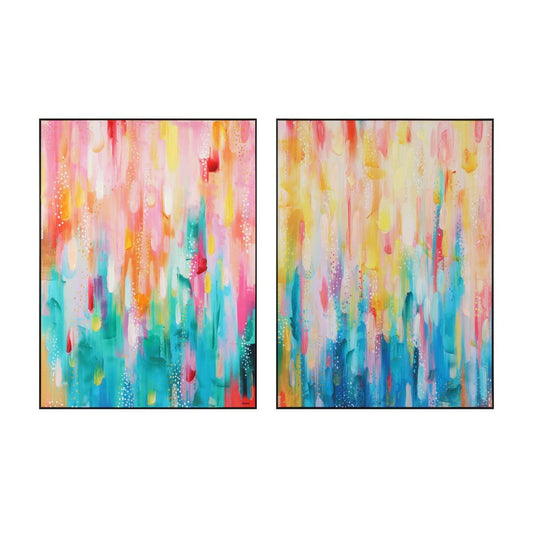 Canvas Home ESPRIT polystyrene Canvas 90 x 3,5 x 120 cm-0
