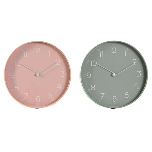 Wall Clock Home ESPRIT Mint PVC 30 x 4 x 30 cm (2 Units)-0