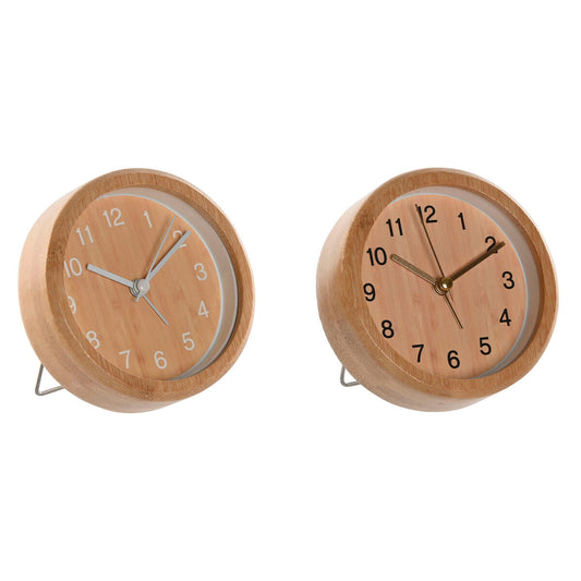 Table clock Home ESPRIT Natural (2 Units)-0