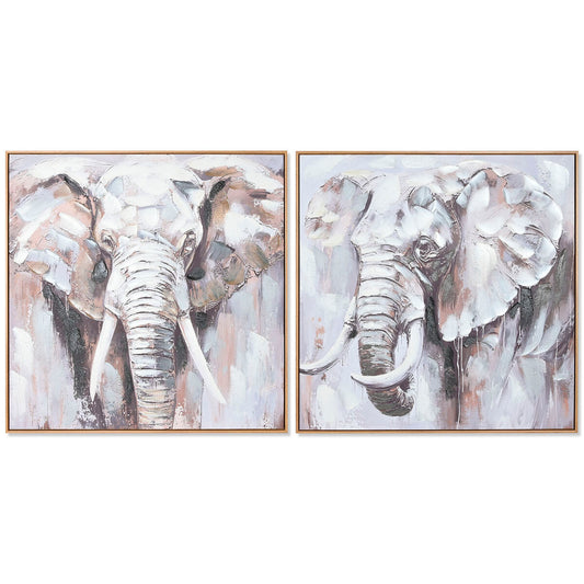 Canvas Home ESPRIT polystyrene Canvas 80 x 3,5 x 80 cm-0