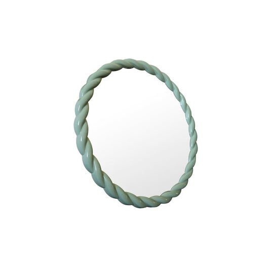 Wall mirror Home ESPRIT White Green Pink Lilac 44 x 3 x 44 cm (4 Units)-1