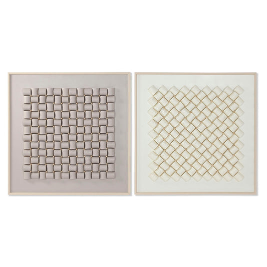 Canvas Home ESPRIT polystyrene Canvas 100 x 3,5 x 100 cm-0