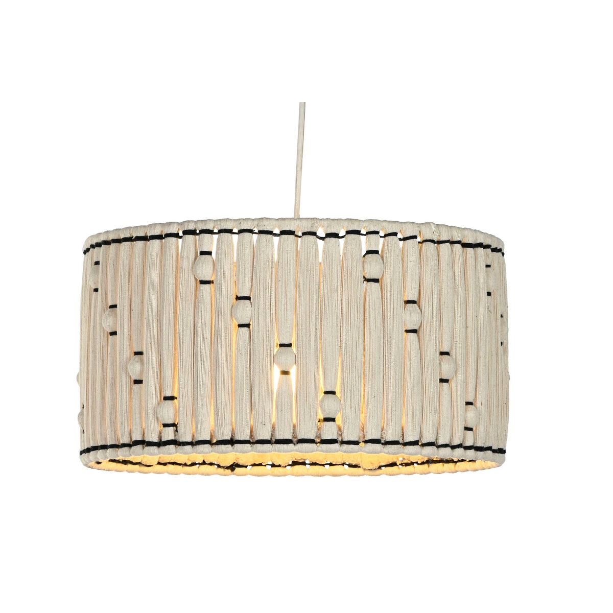 Ceiling Light Home ESPRIT Black Jute 50 W 39 x 39 x 21 cm-4