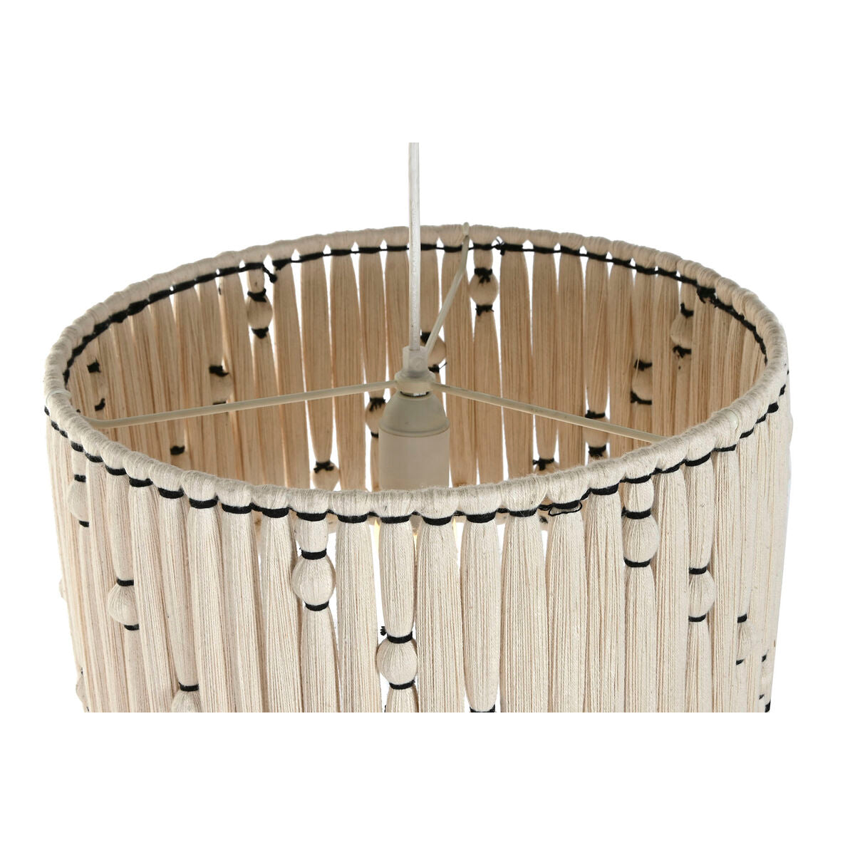 Ceiling Light Home ESPRIT Black Jute 50 W 39 x 39 x 21 cm-3
