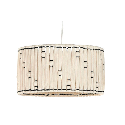 Ceiling Light Home ESPRIT Black Jute 50 W 39 x 39 x 21 cm-1