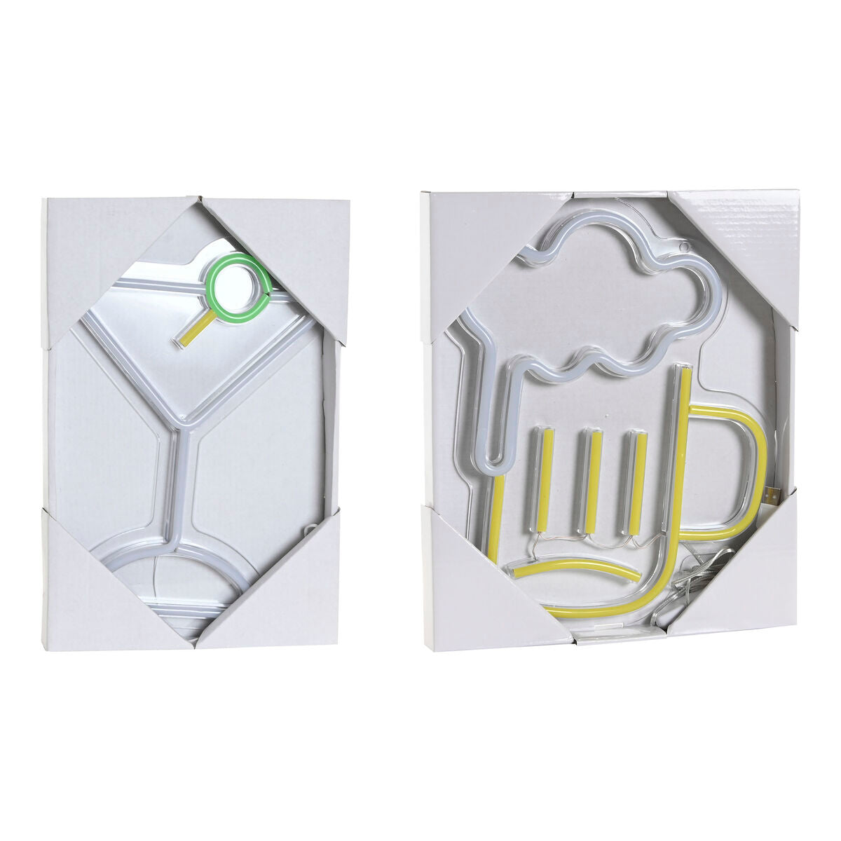 Lighting decoration Home ESPRIT Acrylic Urban 21 X 1,5 X 30 CM (2 Units)-2