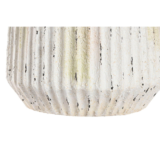 Vase Home ESPRIT White Magnesium 28 x 28 x 41 cm-1