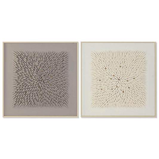Canvas Home ESPRIT polystyrene Canvas 100 x 3,5 x 100 cm-0