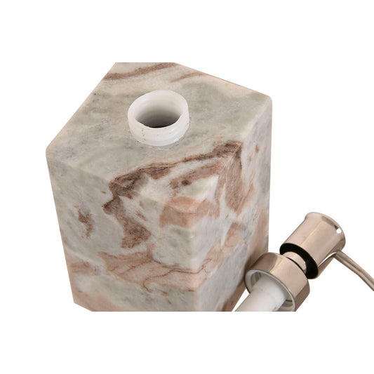 Soap Dispenser Home ESPRIT White Brown Marble Modern 7,5 x 7,5 x 18 cm-1