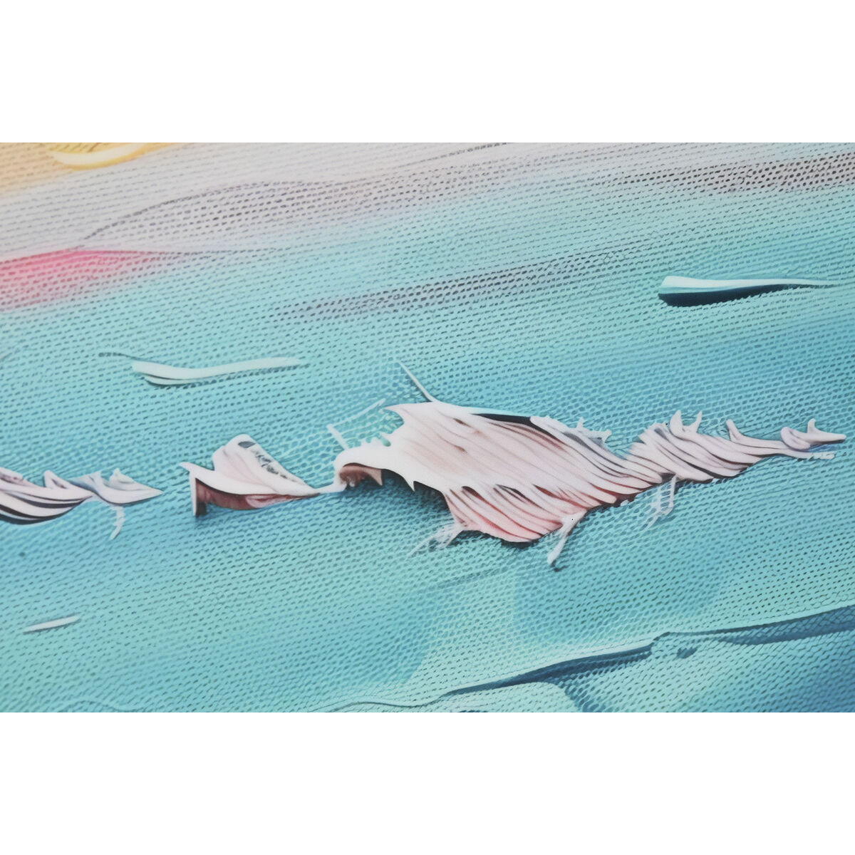 Painting Home ESPRIT Beach Mediterranean 80 x 3,5 x 120 cm (2 Units)-2